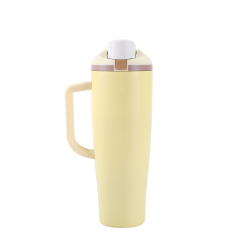 40Oz Tumbler With Handle Stainless Steel Insulated Mug