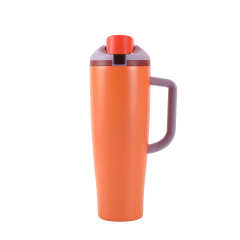 40Oz Tumbler With Handle Stainless Steel Insulated Mug
