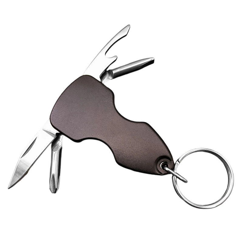 5In1 Multi-Function Screwdriver Bottle Opener Key Chain Tools