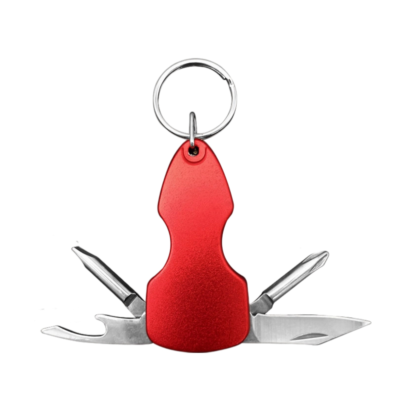5In1 Multi-Function Screwdriver Bottle Opener Key Chain Tools