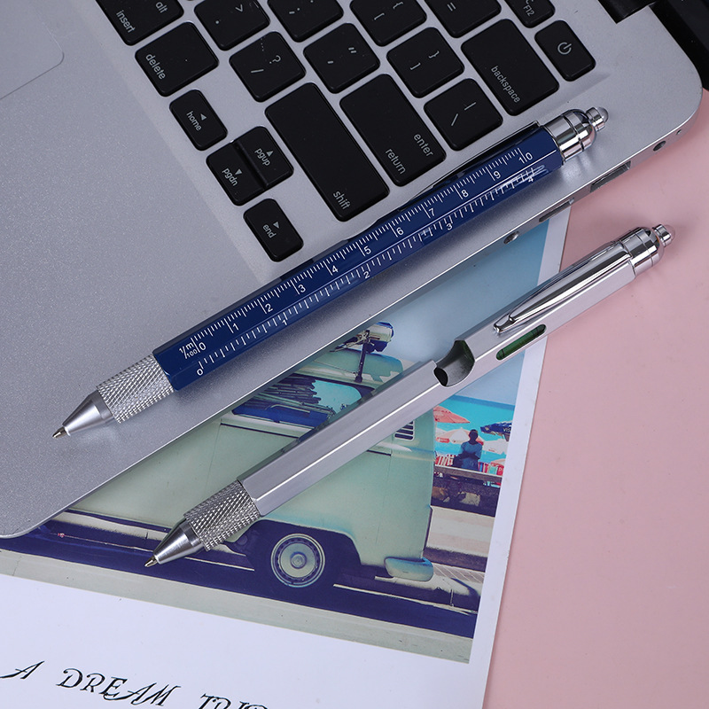 6 In 1 Multifunctional Tool Ballpoint Pen