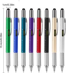 6 In 1 Multifunctional Tool Ballpoint Pen