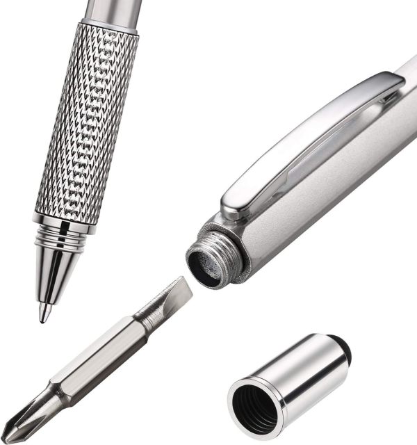 6 In 1 Multifunctional Tool Ballpoint Pen