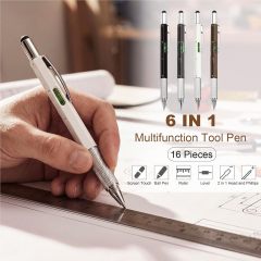 6 In 1 Multifunctional Tool Ballpoint Pen