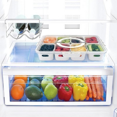 8-Compartment Airtight Food Storage Container