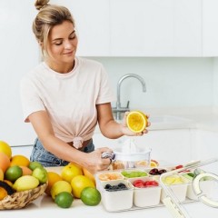 8-Compartment Airtight Food Storage Container