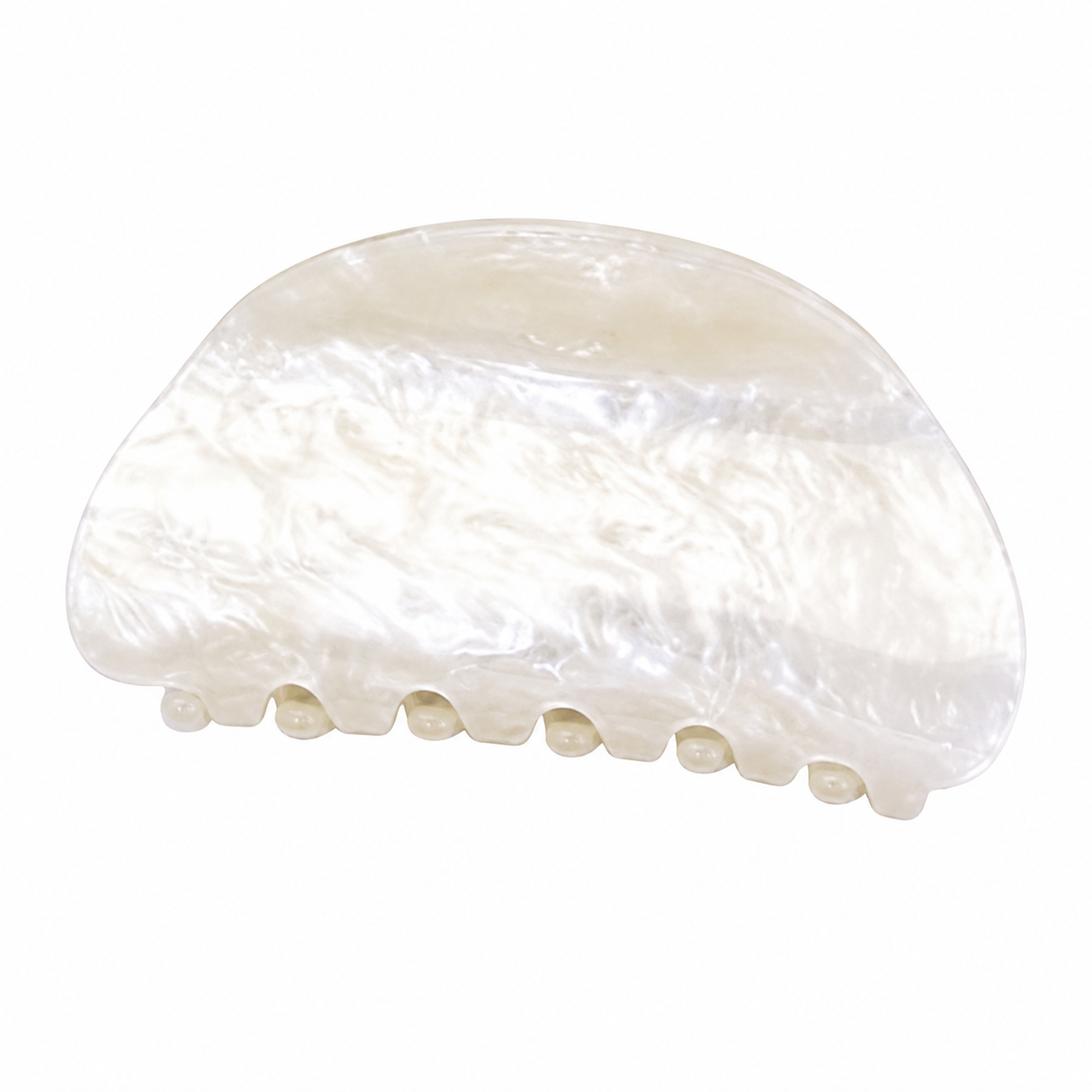 Acrylic Shell Striped Marble Pattern Hair Claw Clip