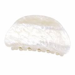Acrylic Shell Striped Marble Pattern Hair Claw Clip