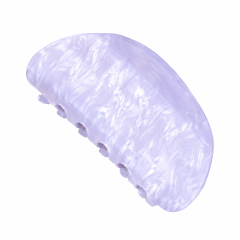 Acrylic Shell Striped Marble Pattern Hair Claw Clip