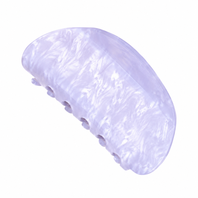Acrylic Shell Striped Marble Pattern Hair Claw Clip