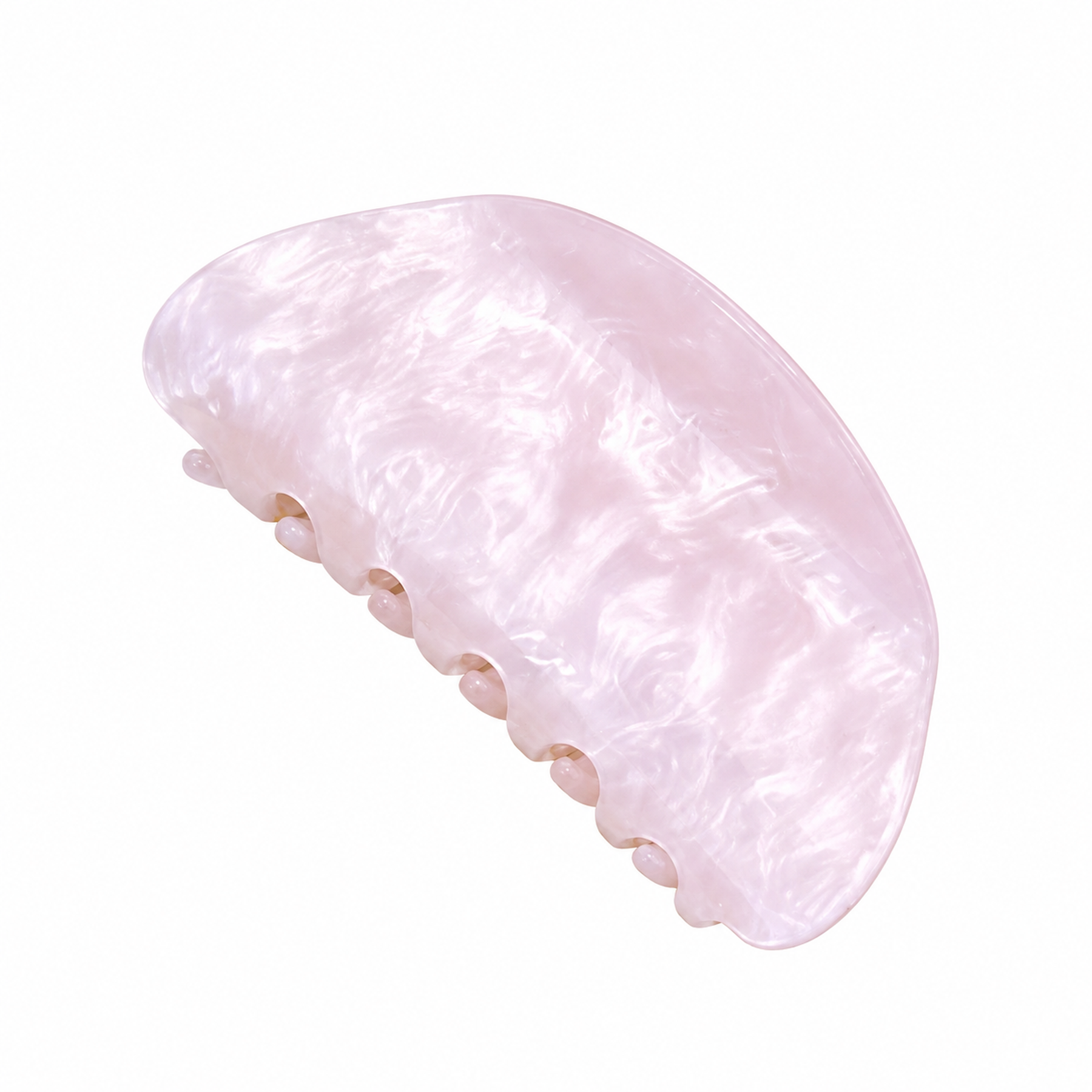 Acrylic Shell Striped Marble Pattern Hair Claw Clip