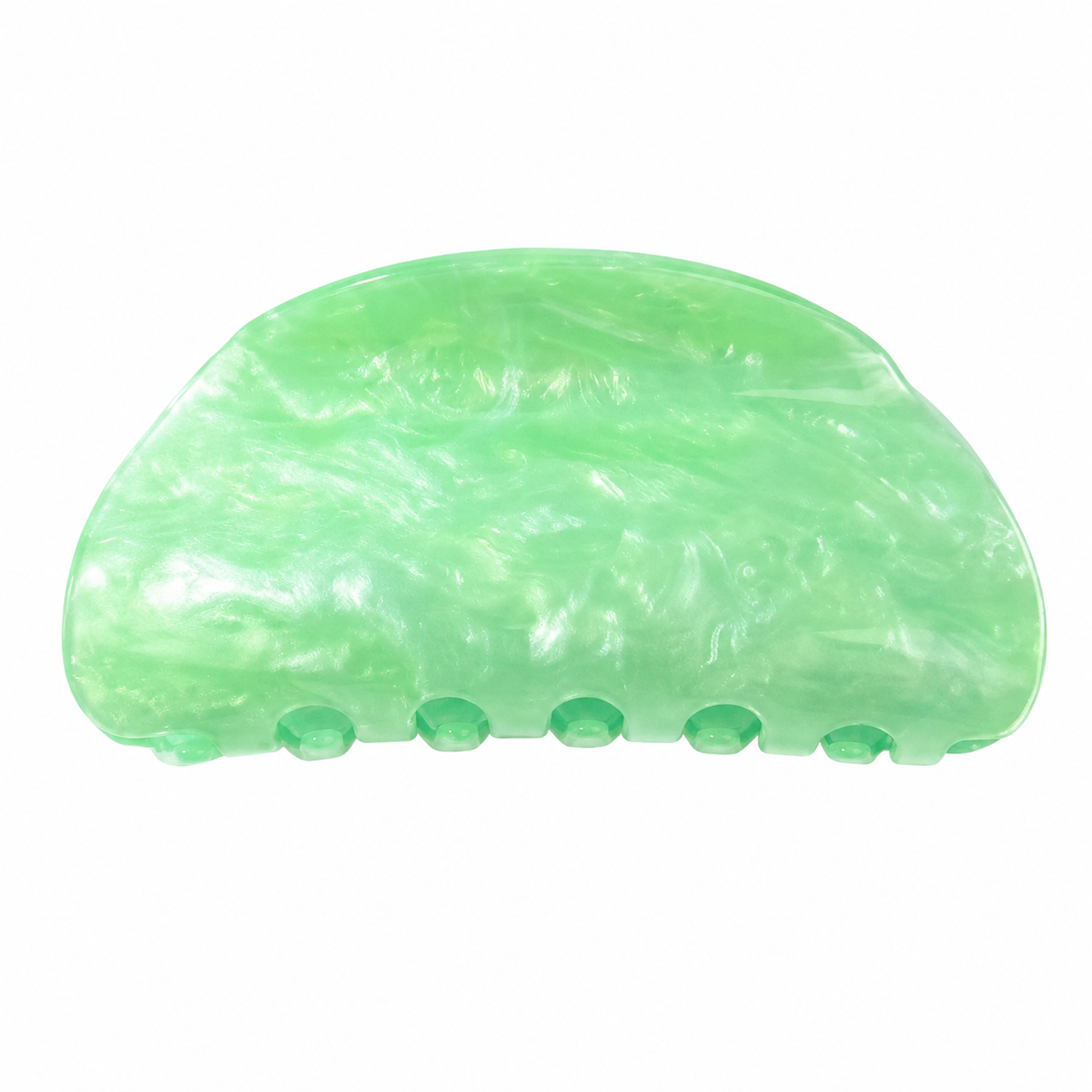 Acrylic Shell Striped Marble Pattern Hair Claw Clip
