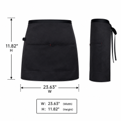 Adjustable Multi-Pocket Polyester Waist Apron