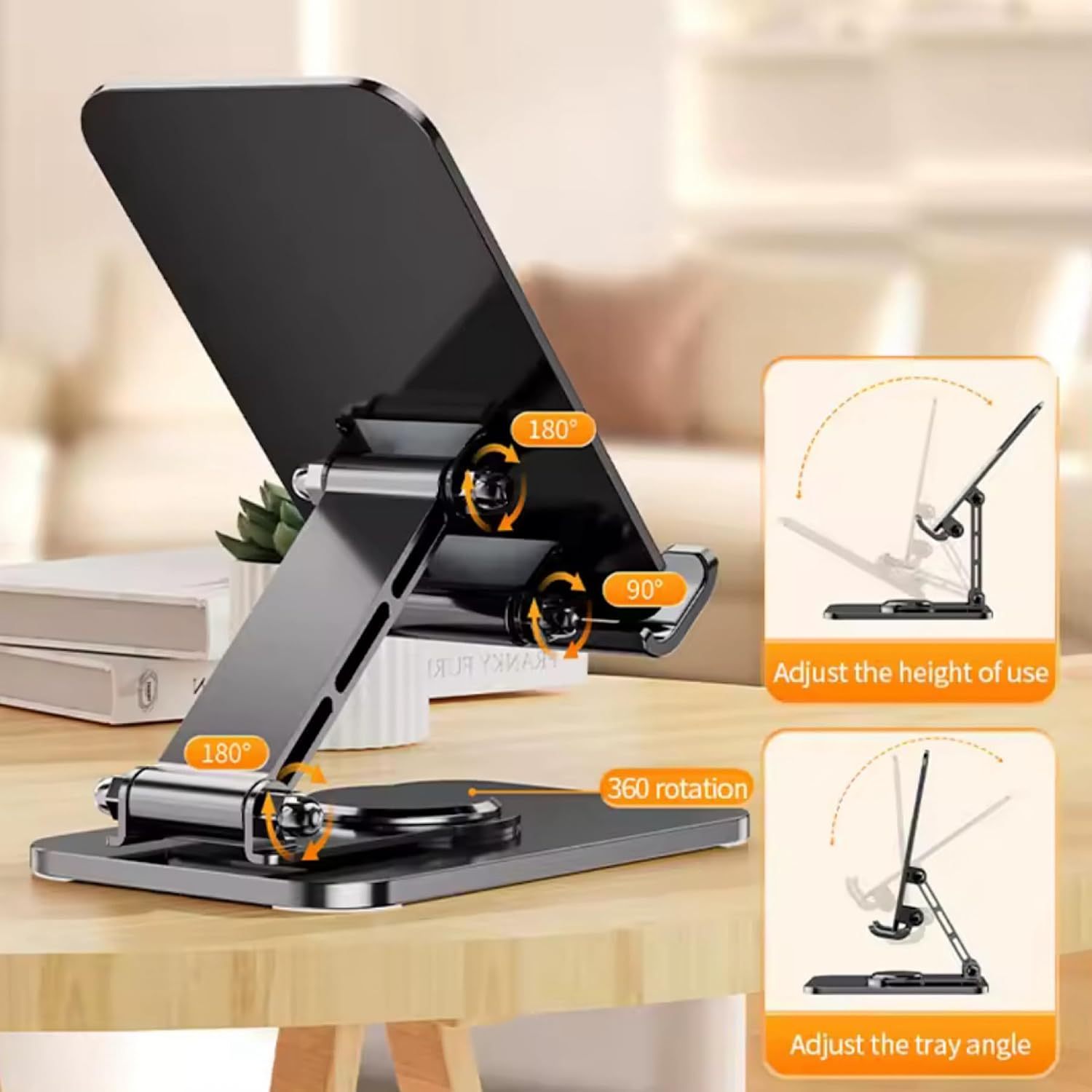 Rotating Foldable Aluminum Alloy Phone Stand