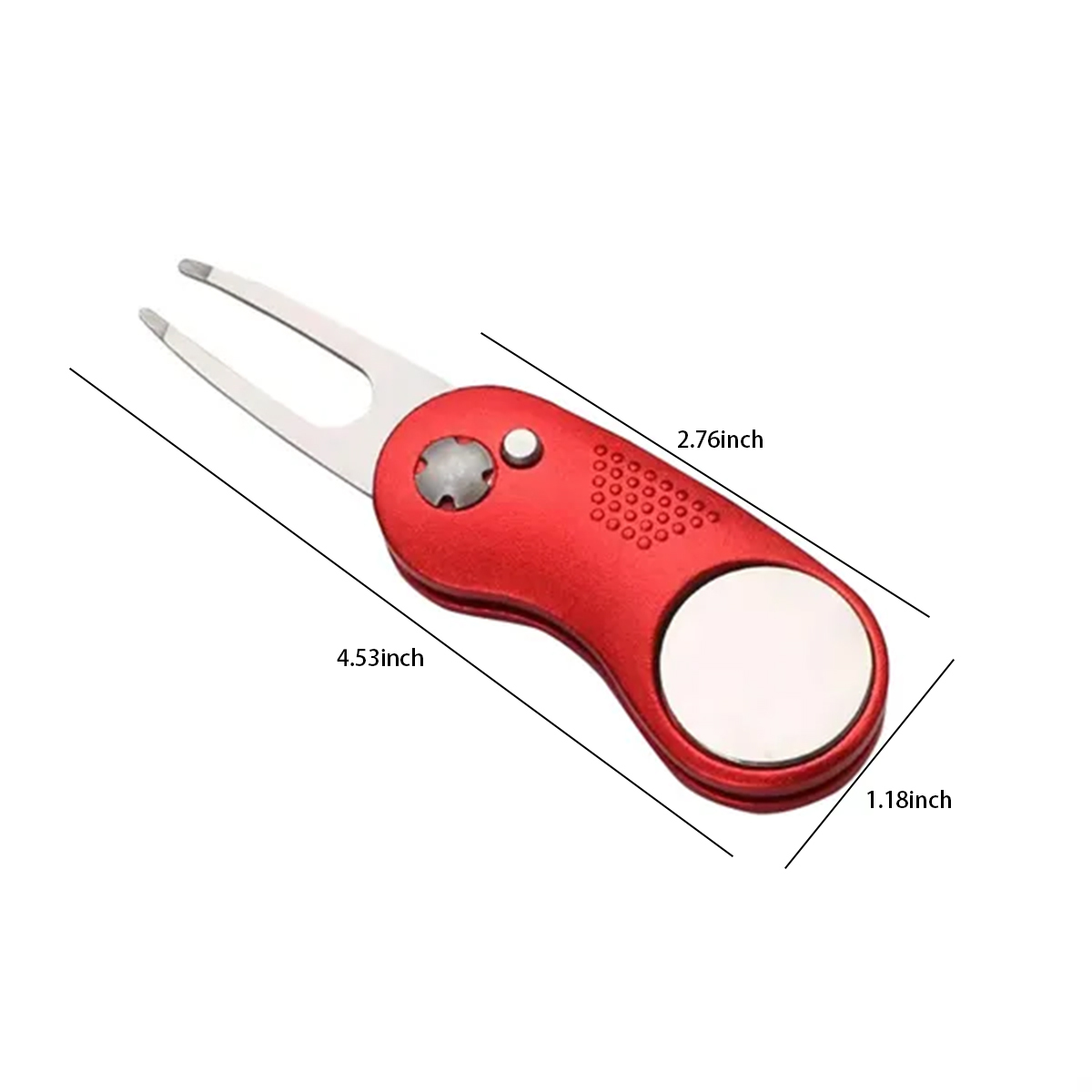 Aluminum Folding Golf Divot Tool