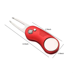 Aluminum Folding Golf Divot Tool