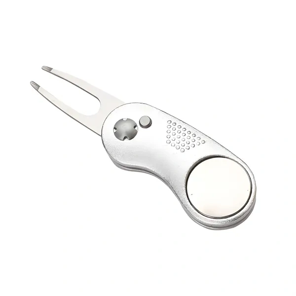 Aluminum Folding Golf Divot Tool