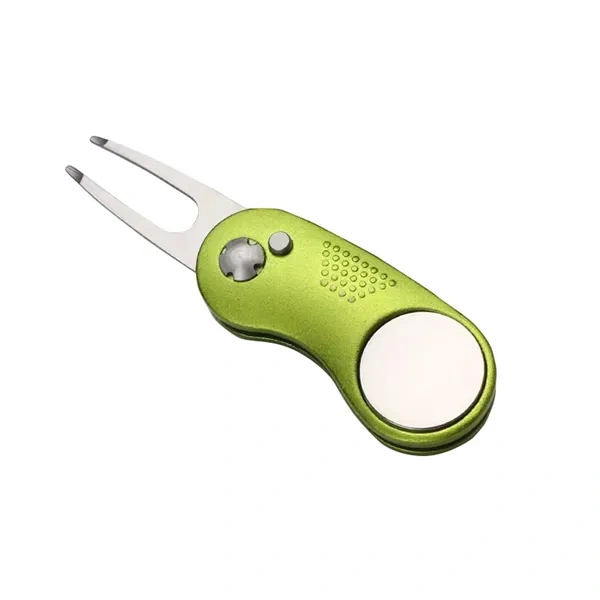 Aluminum Folding Golf Divot Tool