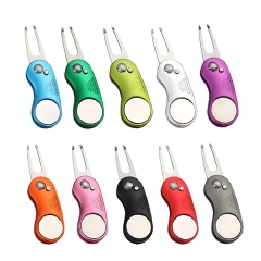 Aluminum Folding Golf Divot Tool