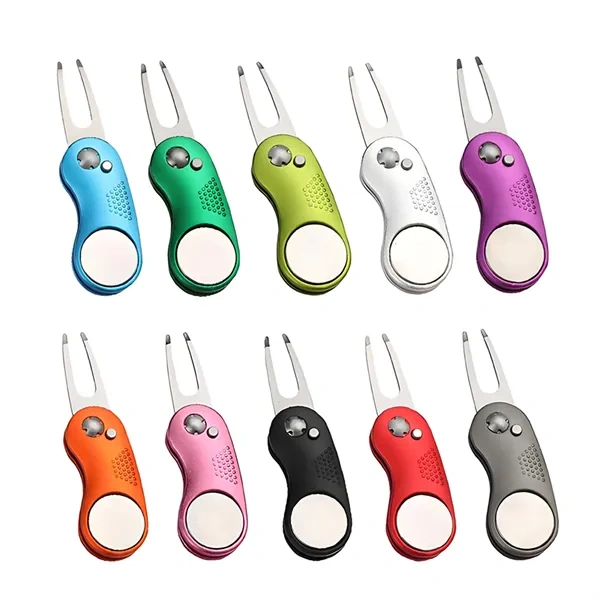 Aluminum Folding Golf Divot Tool