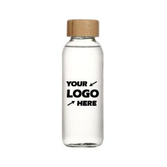 Bamboo Lid Glass Water Bottle