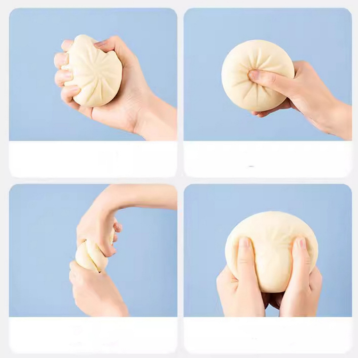 Bun Stress Squeeze Toy