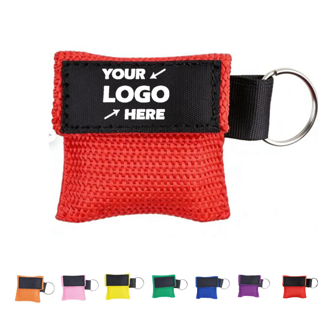 CPR Barrier with Key Ring Face Shield