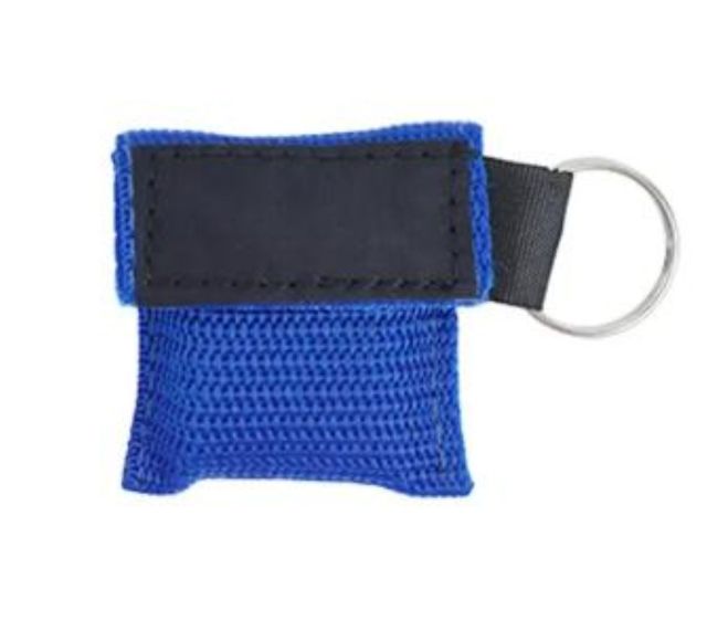 CPR Barrier with Key Ring Face Shield