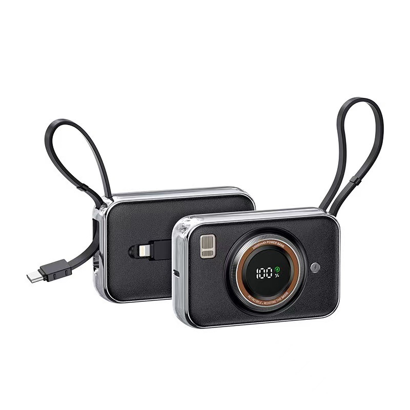 Camera Power Bank With Cables