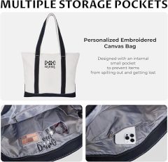 Casual Canvas Tote Bag