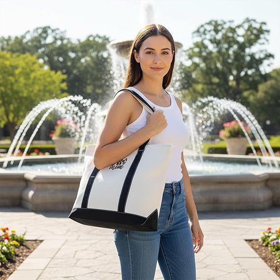 Casual Canvas Tote Bag