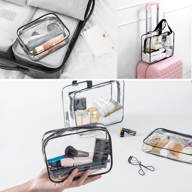 Clear PVC Travel Toiletry Bags