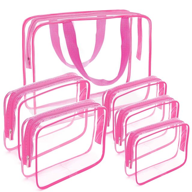Clear PVC Travel Toiletry Bags