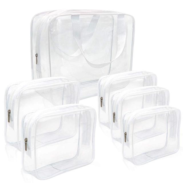 Clear PVC Travel Toiletry Bags