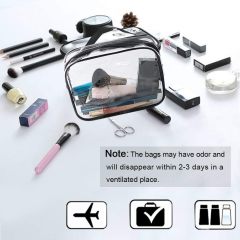 Clear PVC Travel Toiletry Bags
