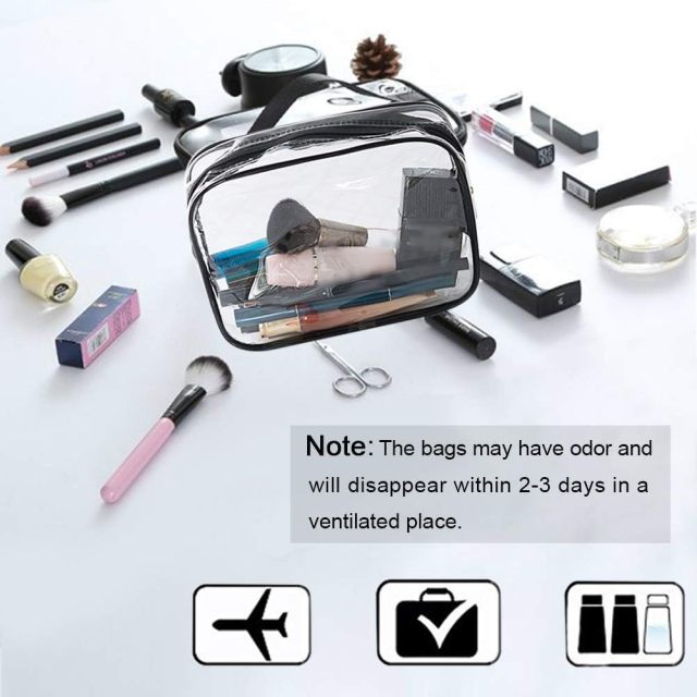 Clear PVC Travel Toiletry Bags