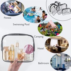 Clear PVC Travel Toiletry Bags