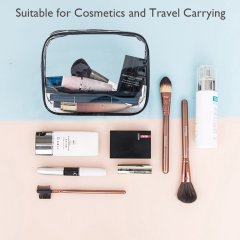 Clear PVC Travel Toiletry Bags