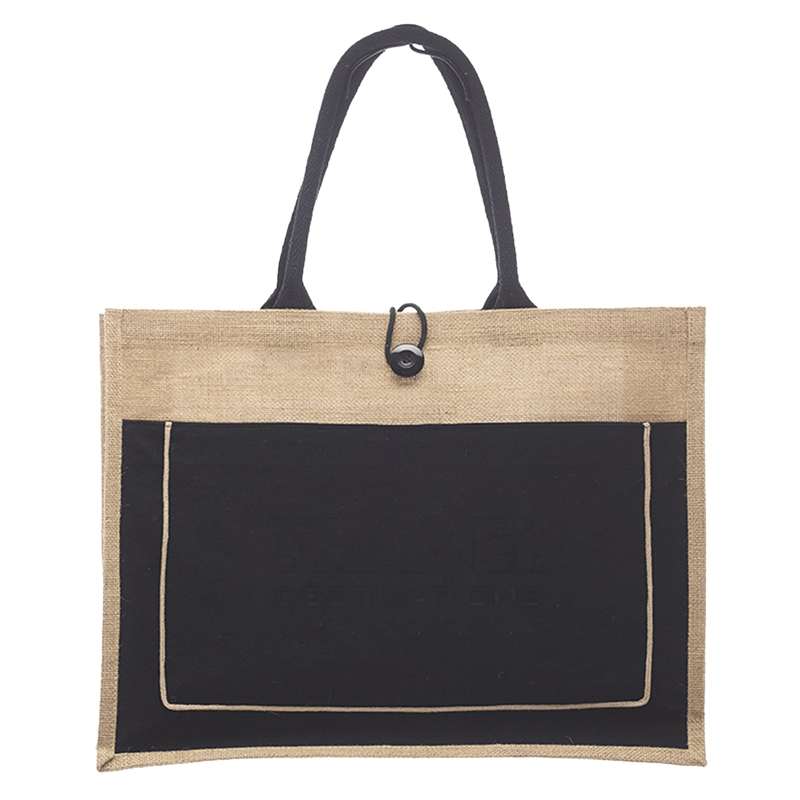Cotton Stylish Shopping Pocket Jute Tote Bag
