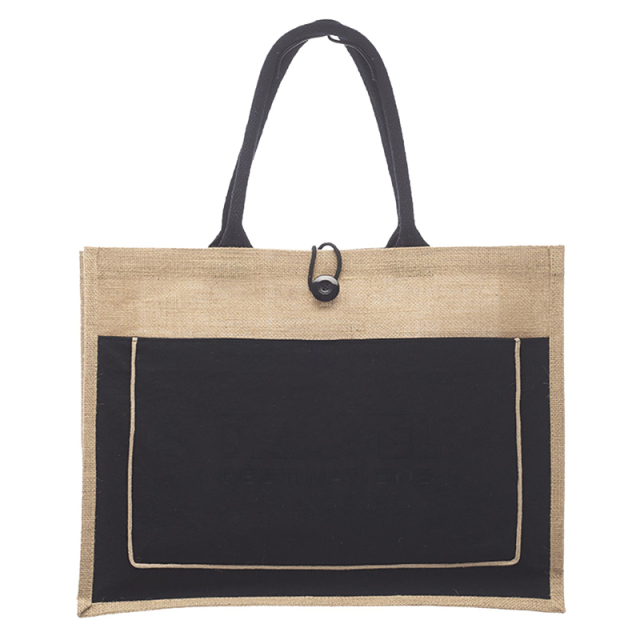 Cotton Stylish Shopping Pocket Jute Tote Bag
