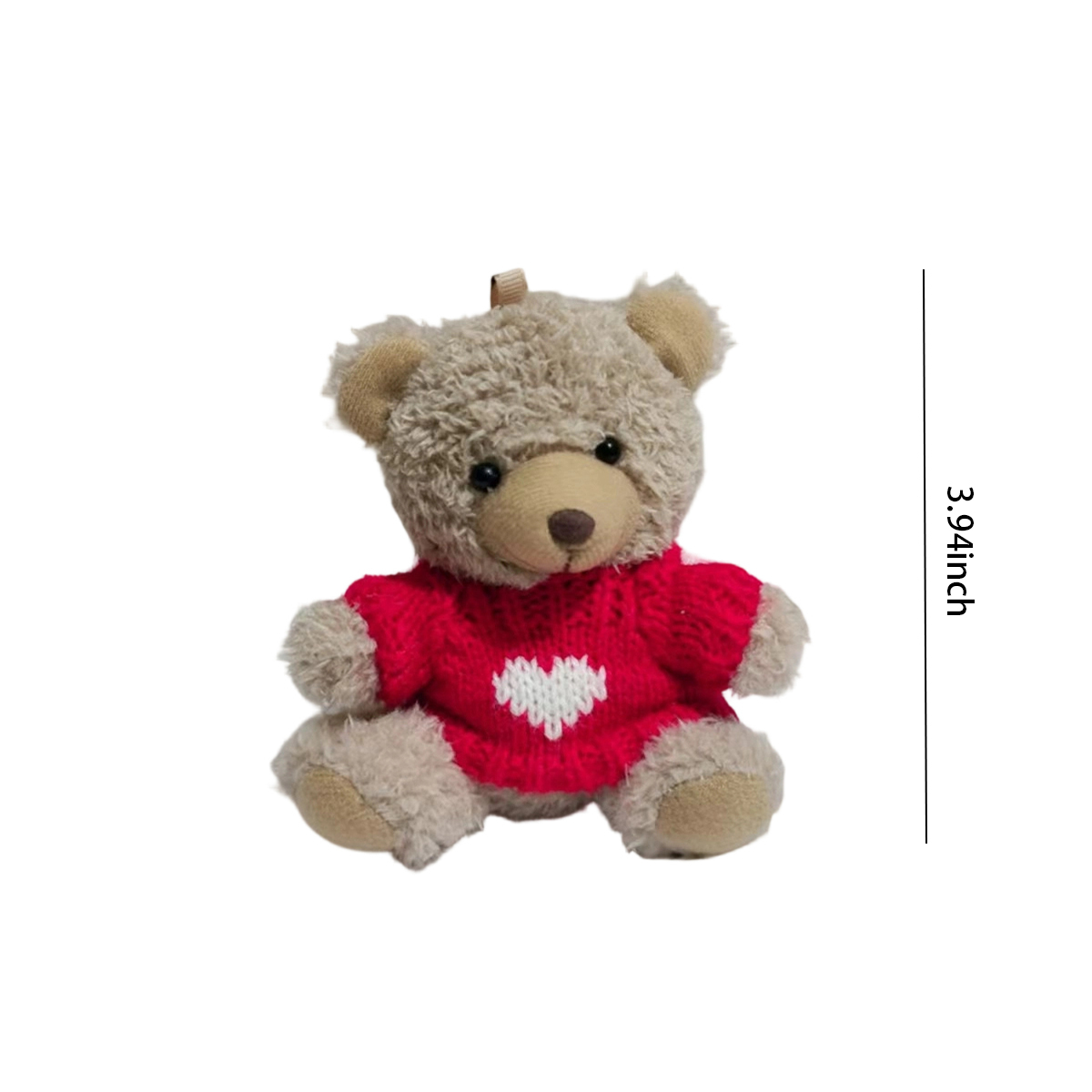 Cute Plush Bear Keychain For Backpack