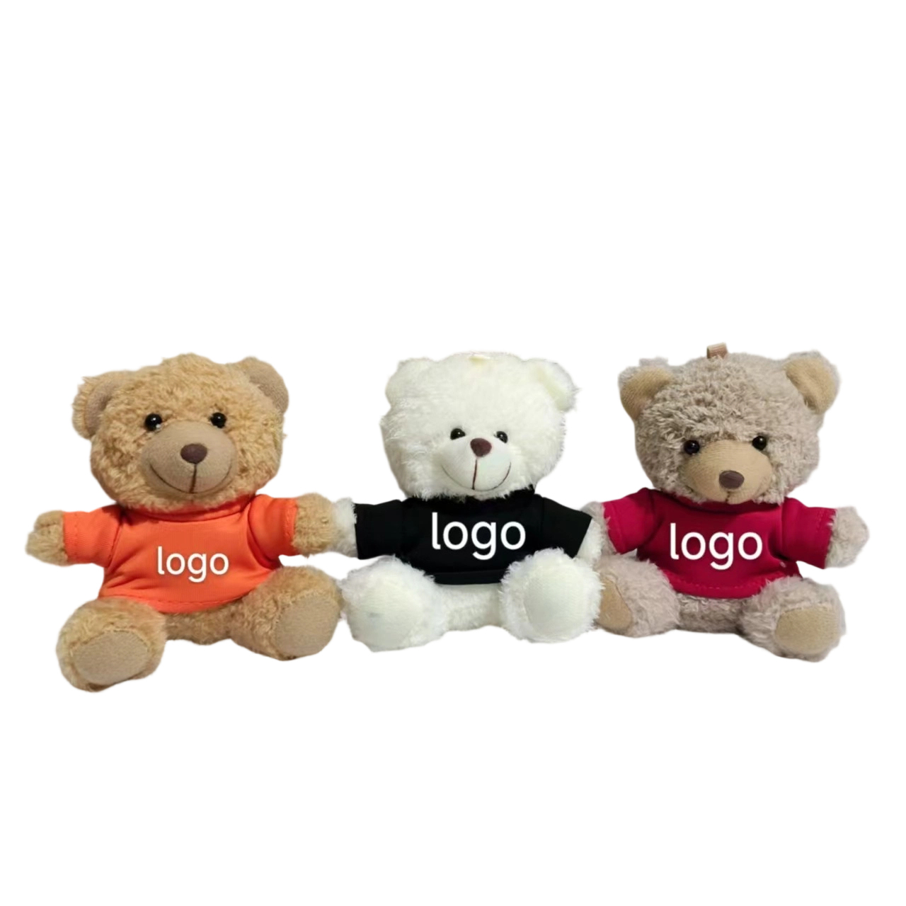 Cute Plush Bear Keychain For Backpack
