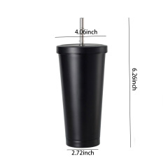 Dopamine Color Straw Tumbler