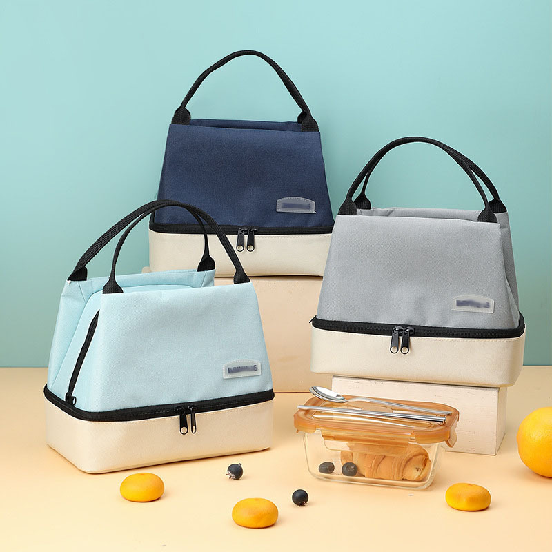 Double-Layer Insulated Lunch Bag