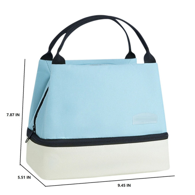 Double-Layer Insulated Lunch Bag