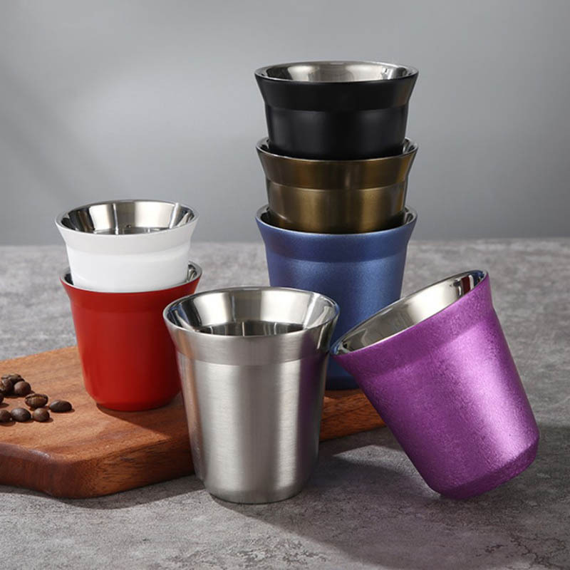 Double Wall Stainless Steel Coffee Mug