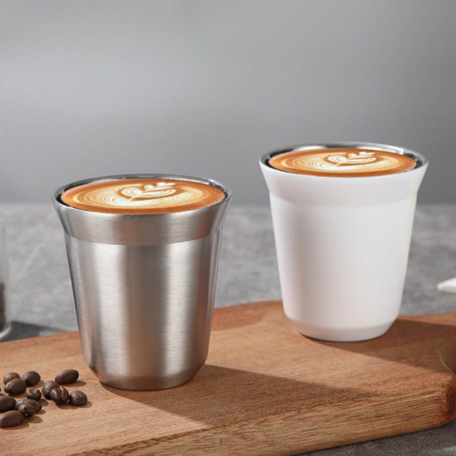 Double Wall Stainless Steel Coffee Mug