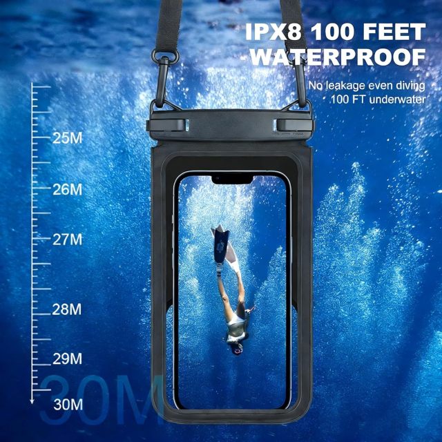 Dual Compartment Waterproof Phone Pouch