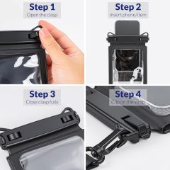 Dual Compartment Waterproof Phone Pouch