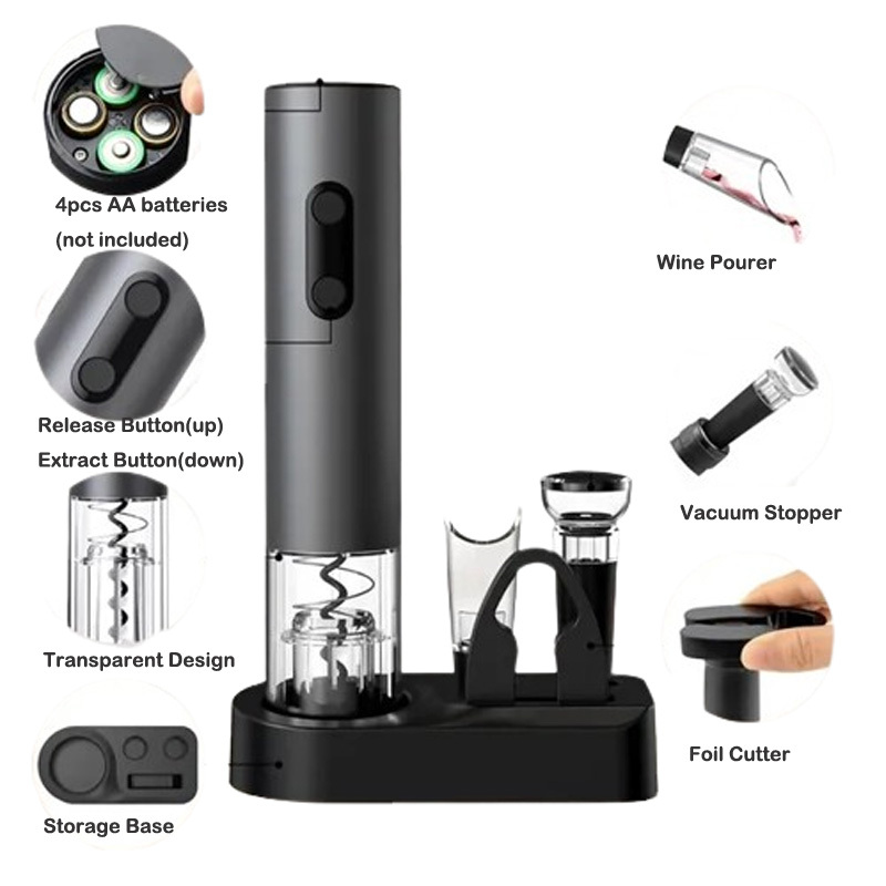 Electric Wine Opener Set